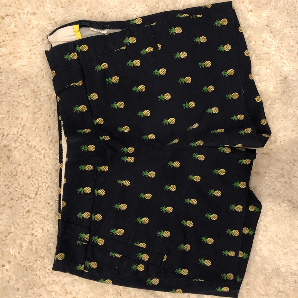 J. Crew pineapple pattern shorts